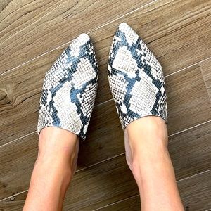 Aldo heels snakeskin print